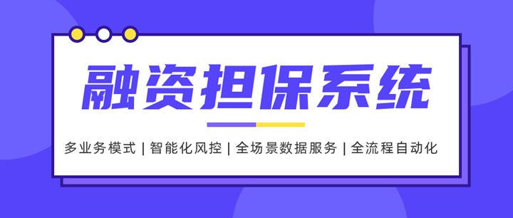 融资担保系统用科技推动行业繁荣可持续发展